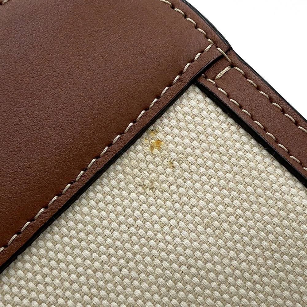 Burberry Handbag Pocket Bag Canvas Leather - Picture 7 of 12